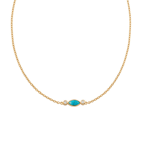 Gold necklace for women colorful necklace unique design