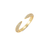 Unique style diamond gold ring; Spring fashion 2022