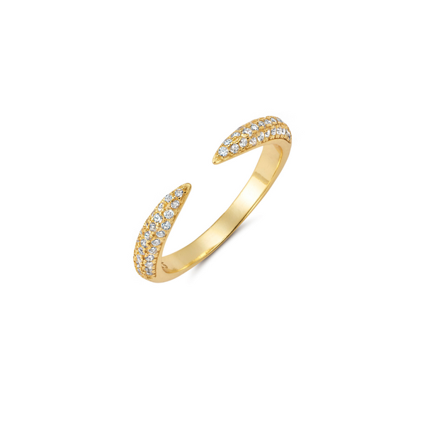 Unique style diamond gold ring; Spring fashion 2022