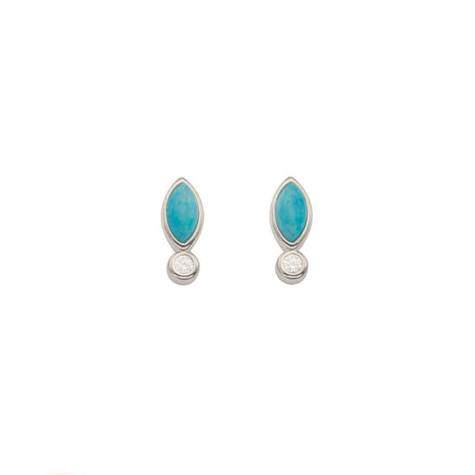 Turquoise Skye Studs for women