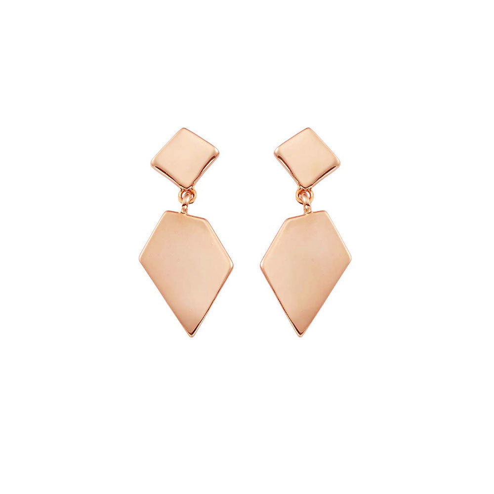 rose gold huggie earrings  | Ambyr Childers