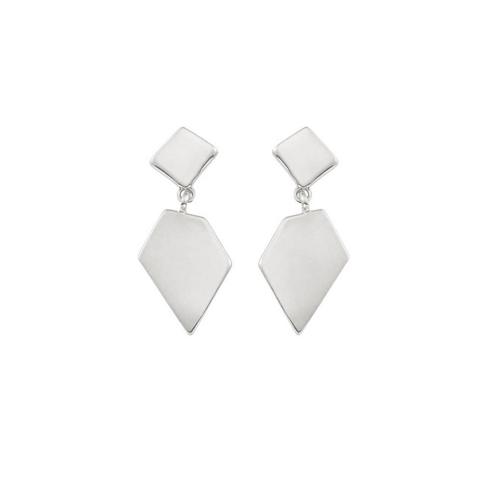 white gold earrings shaker studs  | Ambyr Childers