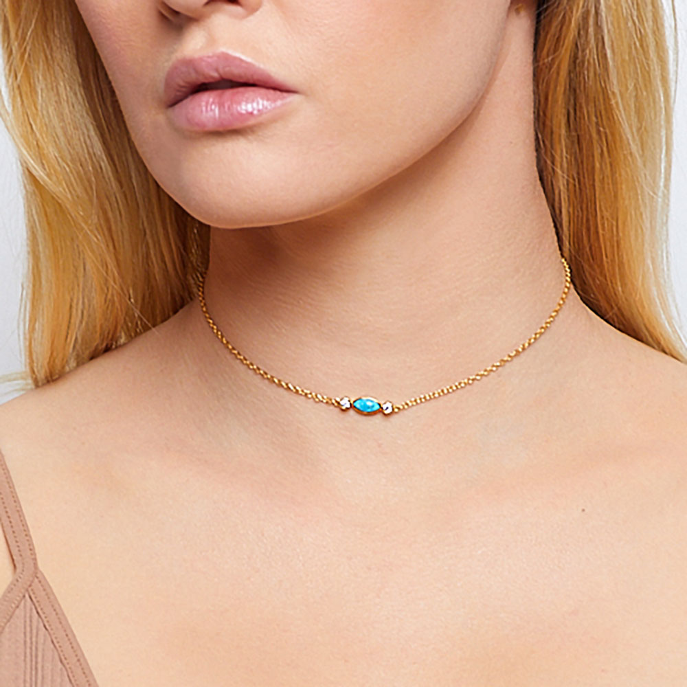 Turquoise Skye Choker