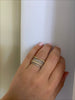 Stack rings for women high fashion gold silver
