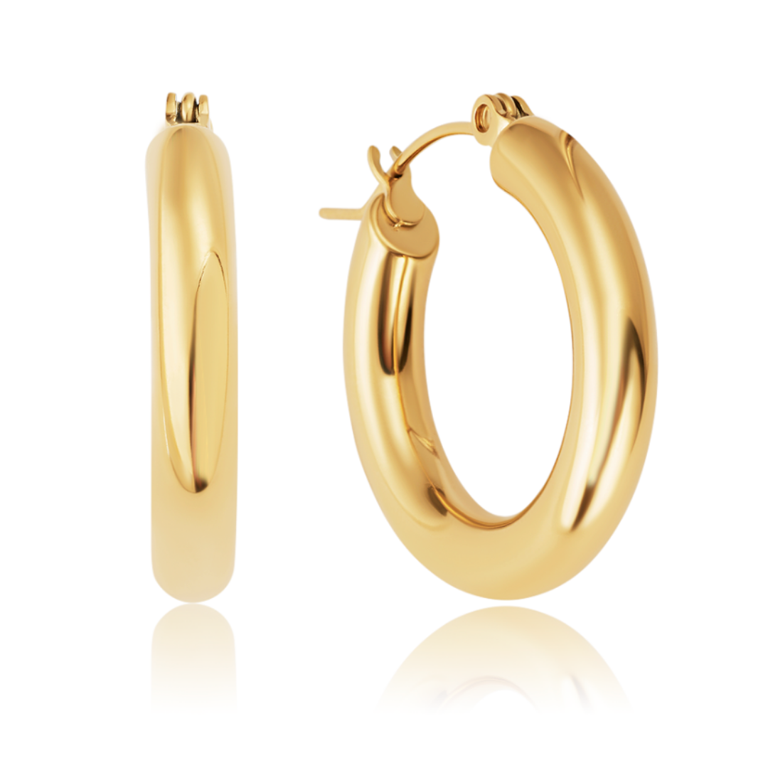 gold earrings style Spring 2022